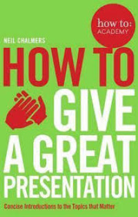 Image of How To Give a Great Presentation