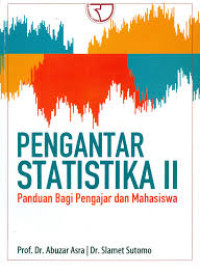 Image of Pengantar Statistika II panduan bagipengajar dan mahasiswa
